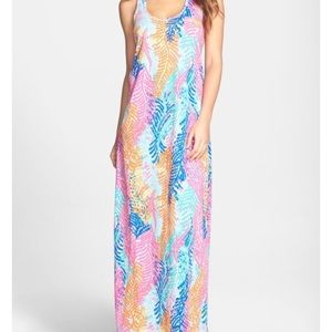 Lilly Pulitzer Betty Multi Maxi Racerback Dress